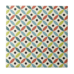 Colorful Mid Century decoration Tile