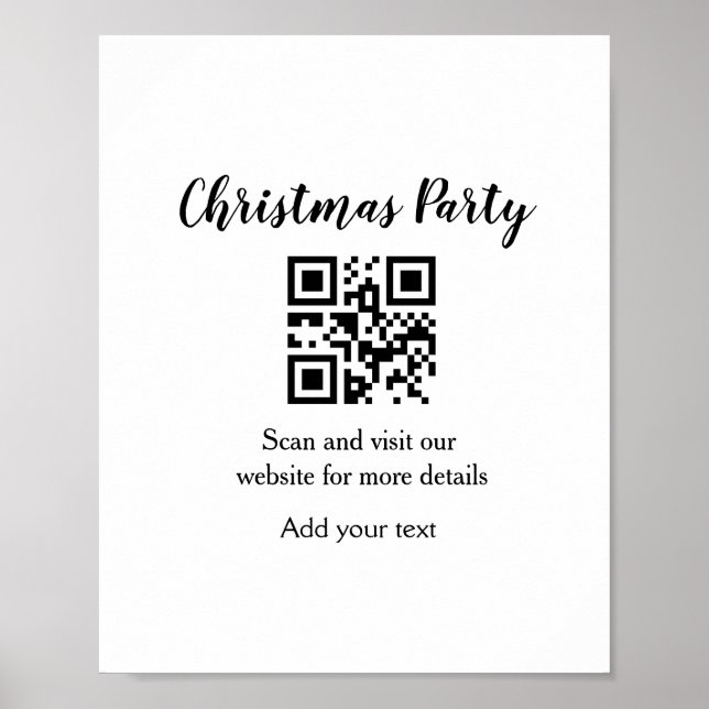 Colorful minimal add your text picture name  poster (Front)