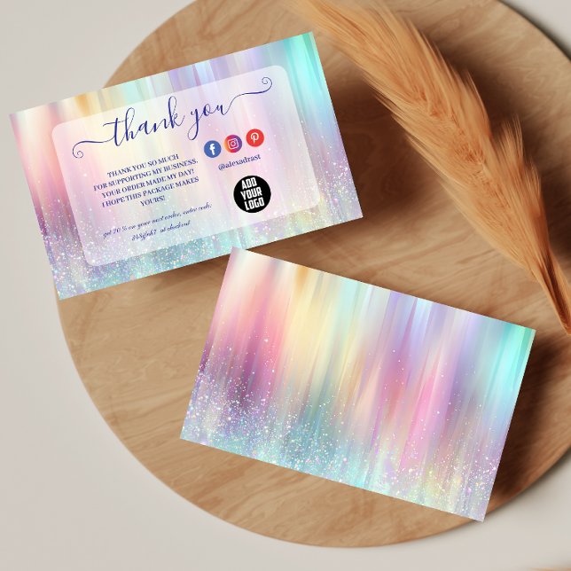 Colorful Minimal Professional Branding Thank You Card (Creator Uploaded)