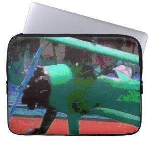 Colorful Model Plane Laptop Sleeve