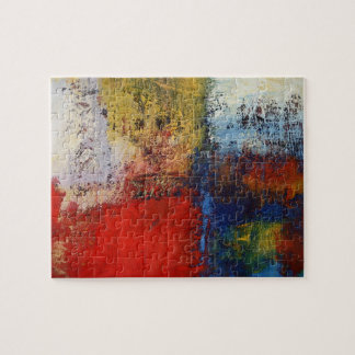 Colorful Modern Abstract Artwork Jigsaw Puzzle