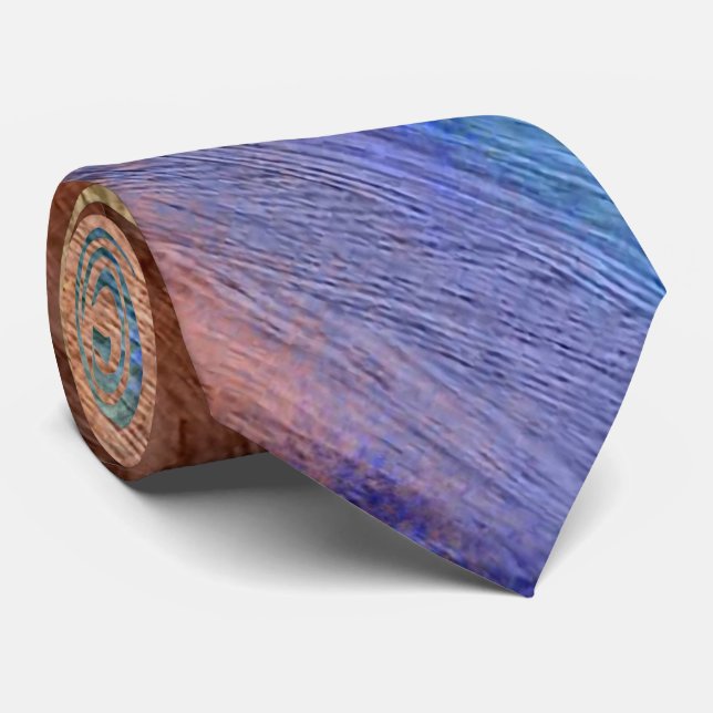 Colorful Modern Wood Grain Background #78 Tie (Rolled)