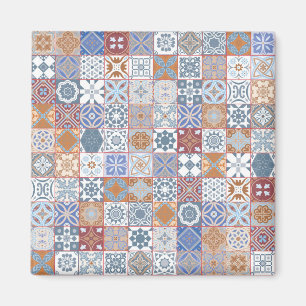 Colorful Moroccan tile Magnet
