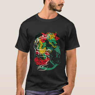 Colorful Mosaic Africa T-shirt Design
