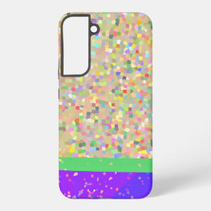 Colorful Mosaic Two-Tone Samsung Galaxy Case