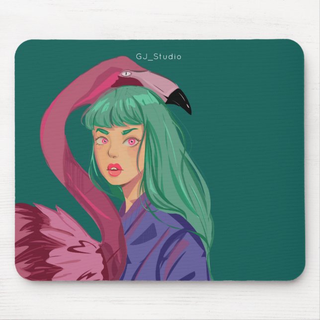 Colorful Mouse Cap/ Mat (Front)