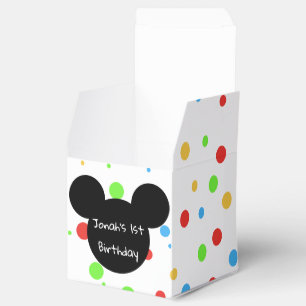 Colorful Mouse Kids Birthday Party Favour Box