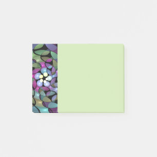 Colorful Movements Abstract Striking Fractal Art Post-it Notes