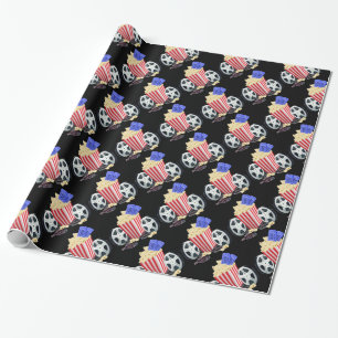 Colorful Movie Classics Wrapping Paper