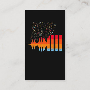 Colorful Music Notes Musician Pianist Business Card