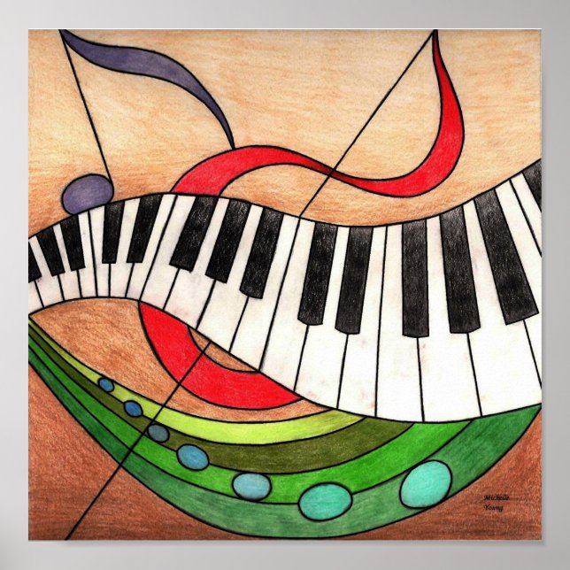 Colorful Music Poster (Front)