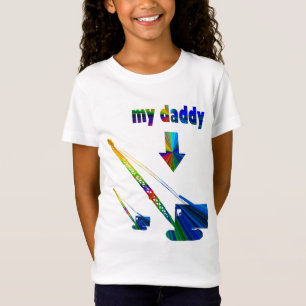 COLORFUL MY DADDY CRANE OPERATOR HEAVY EQUIPMENT T-Shirt