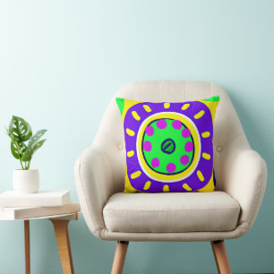Colorful Nature's Palette Pattern Cushion