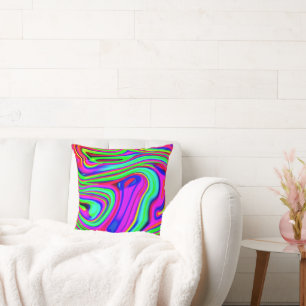 Colorful Neon Patterns. Buy Now Cushion