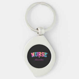 Colorful Nurse Key Ring