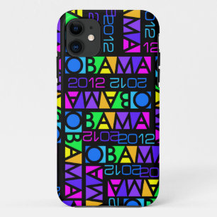 Colorful Obama 2012 iPhone 5 Case-Mate iPhone 11 Case