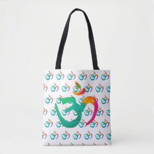 Colorful OM sign Tote Bag