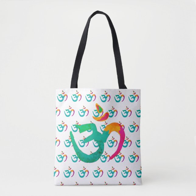 Colorful OM sign Tote Bag (Front)