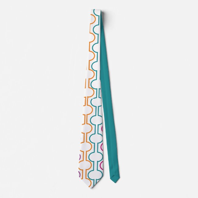 Colorful Open Circles Neck Tie (Front)