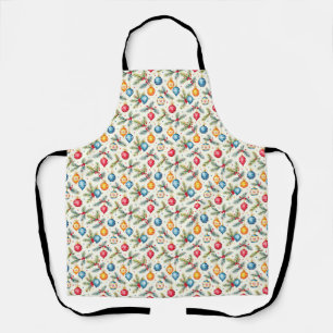 Colorful Ornaments Apron