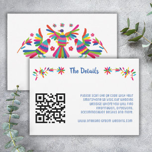COLORFUL OTOMI MEXICAN ENCLOUSURE CARD