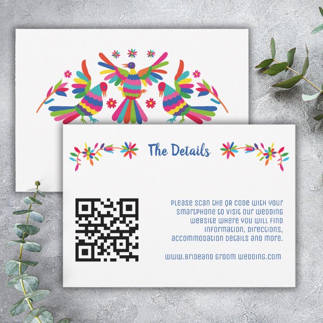 COLORFUL OTOMI MEXICAN ENCLOUSURE CARD (Creator Uploaded)