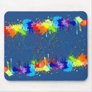 COLORFUL PAINT MOUSE MAT