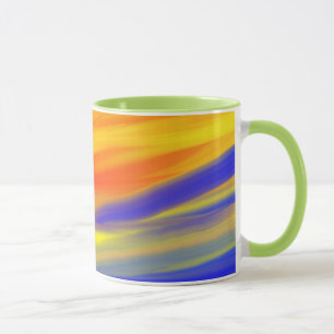 COLORFUL PAINT RAINBOW ART MUG