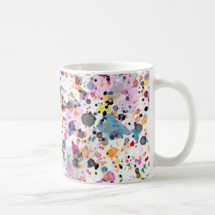 Colorful Paint Splatter Coffee Mug