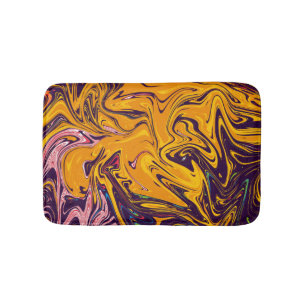 colorful painting, and fine art masterpiece bath mat