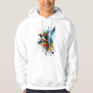 Colorful Painting Bird T-Shirt Hoodie