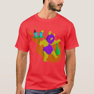 Colorful panda and bartender T-Shirt