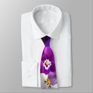 Colorful Pansies, Pretty Flowers, Tie