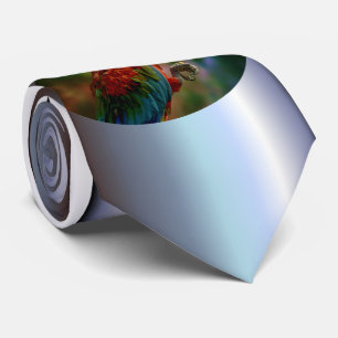 Colorful Parrot Tie