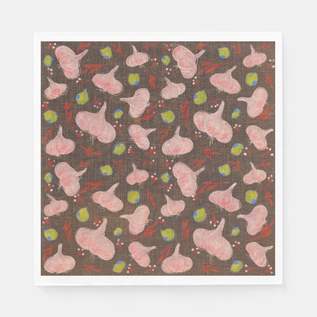 Colorful Party Paper Napkins (Front)