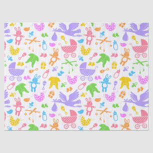 Colorful Pastel Baby Tissue Paper