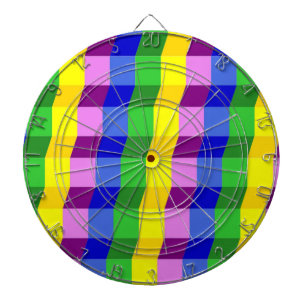 COLORFUL PATTERN DARTBOARD
