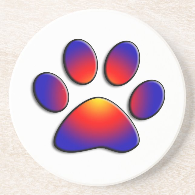 COLORFUL PAW COASTER (Front)