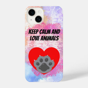 Colorful Paw Print - Best Dog Mom iPhone 14 Case