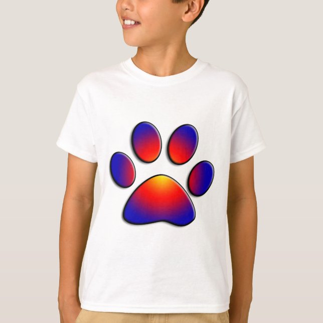 COLORFUL PAW T-Shirt (Front)