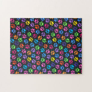 Colorful Paws Jigsaw Puzzle