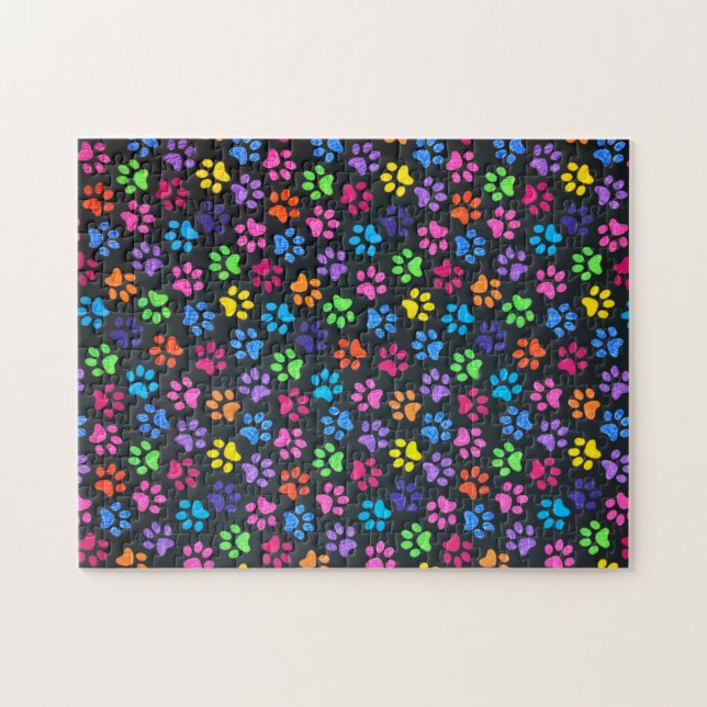 Colorful Paws Jigsaw Puzzle (Horizontal)