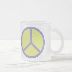 Colorful Peace Sign mugs