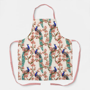 Colorful Peacock Apron