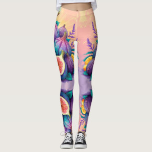 Colorful pear leggings