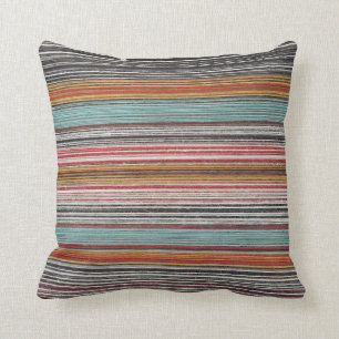 Colorful Peruvian Stripes Cushion