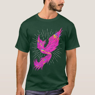Colorful PhoeniFire BirdFantasy Phoeni  T-Shirt