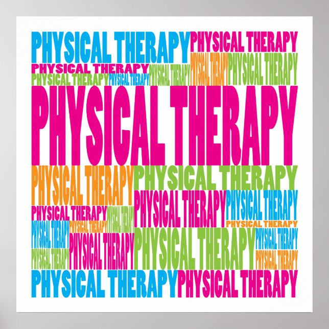 Colorful Physical Therapy Poster (Front)