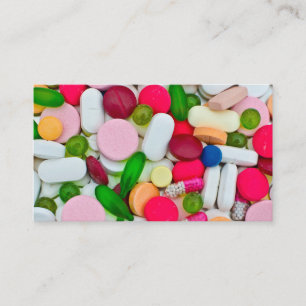 Colorful Pills Business Card
