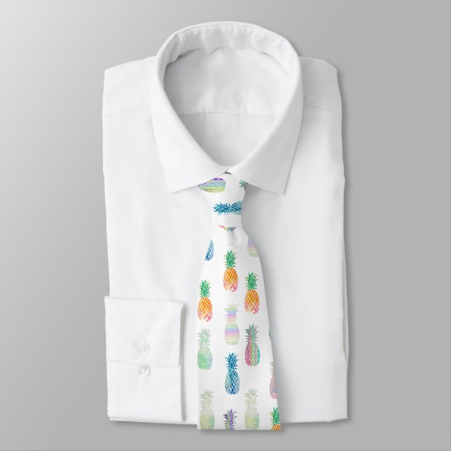 colorful pineapples tie (Tied)